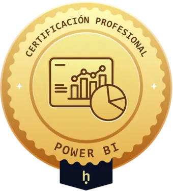 Insignia de certificación Power BI